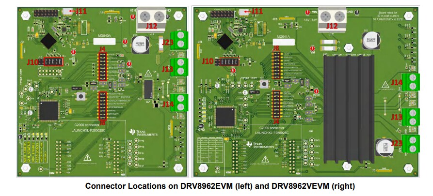 Location Circuit - Texas Instruments DRV84xxEVM/DRV82x2EVM/DRV89x2EVM Eval Modules